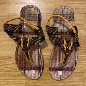 NWOT Boho Sandals